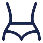 Body Shape Minimalistic SVG Icon